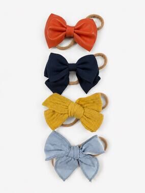 Small Shop Baby Bow Headband Bundle Set of 4